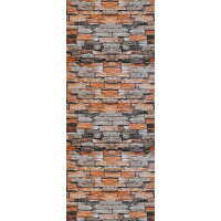 3Д панелі самоклейка в рулоні, м'які стінові самоклеючі 3D панелі під цеглу пісковик (045-3 рулон 20м)