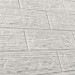 Самоклеющаяся декоративная 3D панель под светло-серый кирпич полоска 700x770x3мм (330-3)