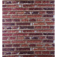 3Д панелі самоклейка, стінові самоклеючі 3D панелі під цеглу лофт комбі 700x770x5мм (041-5)