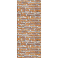 3Д панелі самоклейка в рулоні, м'які стінові самоклеючі 3D панелі під руду Катеринославську цеглу (044-3 рулон 20м)