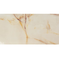 Самоклеюча PET плитка для стін 60х30см, глянсова, Світло-бежевий мармур (PET-1677)