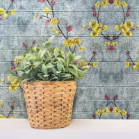 3Д панелі самоклейка, м`які стінові самоклеючі декоративні 3D панелі 700x770x3мм,, Магнолія (6233-3)