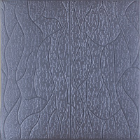 3Д панелі самоклейка, м'які стінові самоклеючі 3D панелі 700x700x5мм, Скала графіт (3173-5)