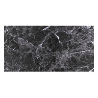 Вінілова плитка самоклейка для стін під чорний мармур 60х30см, ціна за 1 шт (СВП-118) Глянець