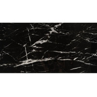 Самоклеюча гнучка PET плитка для стін 60х30см, глянсова, Чорний мармур (PET-1675) Самоклеюча гнучка PET плитка для стін 60х30см, глянсова, Чорний мармур (PET-1675)