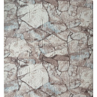 3Д панелі самоклейка під цеглу королівський мармур 700x770x3мм, стінові самоклеючі 3D панелі  (351-3)