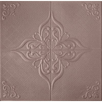 3Д панелі самоклейка, м'які стельові та стінові самоклеючі 3D панелі 700x700x5мм, Сніг рожеве золото (3466-5)