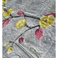 3Д панелі самоклейка, м`які стінові самоклеючі декоративні 3D панелі 700x770x3мм,, Магнолія (6233-3)