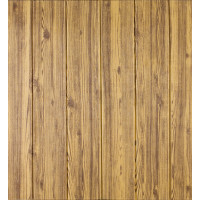 3Д панелі самоклейка, м'які стінові самоклеючі 3D панелі під золоте дерево 700x700x5мм (082)