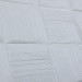 3Д панели самоклейка, мягкие потолочные и стеновые самоклеющиеся 3D панели, Белые рваные кубики 700x700x8мм (185)