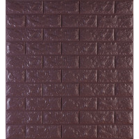 3Д панелі самоклейка, м'які стінові самоклеючі 3D панелі під кавову цегла 700x770x7мм (018-7)