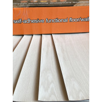 Вінілова плитка самоклейка для стін та підлоги під біле дерево, ціна за 1 шт (СВП-015) Матова