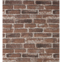 3Д панелі самоклейка, м'які стінові самоклеючі 3D панелі під червону Катеринославську цеглу 700x770x5мм (043-5)