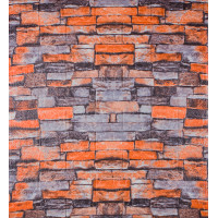 3Д панелі самоклейка, м'які стінові самоклеючі 3D панелі під цеглу пісковик 700x770x3мм (045-3)