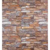 3Д панелі самоклейка, м'які стінові самоклеючі 3D панелі під цеглу червоний піщаник 700x770x3мм (058-3)