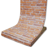 3Д панелі самоклейка під руду Катеринославську цеглу в рулоні 3,08м, самоклеючі 3D панелі (044-3 рулон)