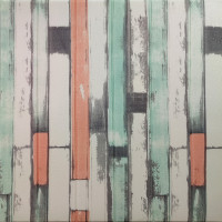 3Д панелі самоклейка, м'які стінові самоклеючі 3D панелі під м'ятне дерево 700x700x5мм (057)