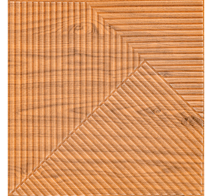 Самоклеющиеся 3D панели 50x50см под бамбук, 3Д панели самоклейка для стен, Золотое дерево (SW-00002885)