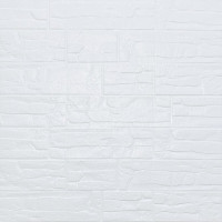 155-7 Панель стеновая 3D Камень 700х770х7мм Белый SW-00003396