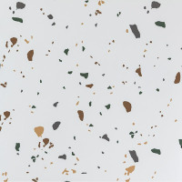 Самоклеюча вінілова LVT плитка на підлогу 60х60см, вінілове підлогове покриття, Кольорова крихта, Терраццо