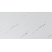 Самоклеюча PET плитка для стін 60х30см, глянсова, Біло-сіра