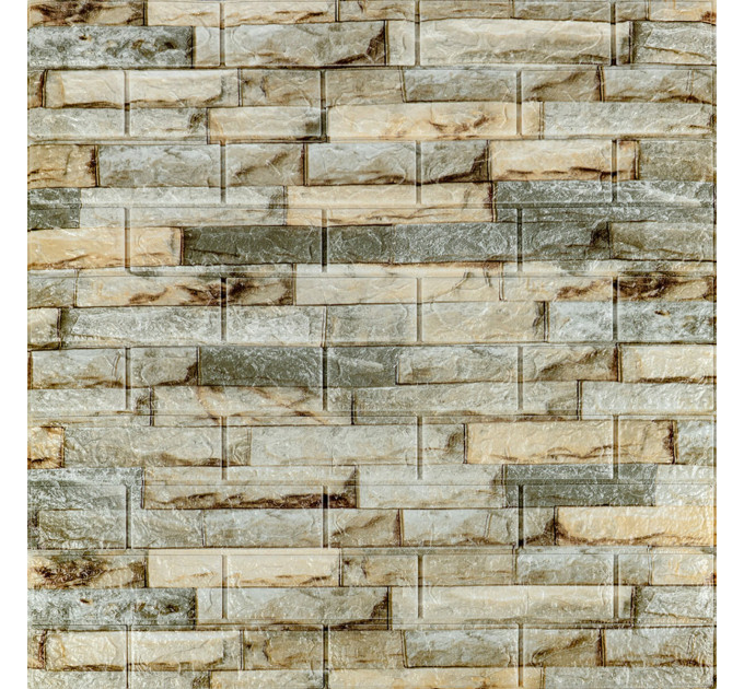 Панель стеновая 3D 700х770х5мм Екатеринославский кирпич SW-00003309