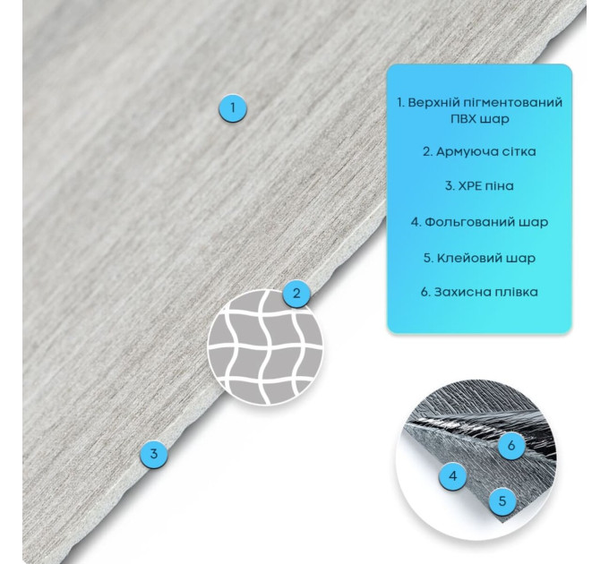 Самоклеящаяся гибкая шёлковая штукатурка в рулоне 600х3000х2,5мм Пепельное дерево SW-00002997