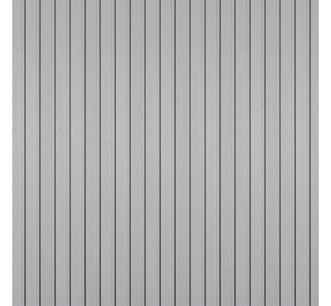 Декоративні рейки на стіну, рейкові панелі 290х20х1,1см, Світлий Сірий (SW-00003012)