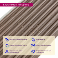 Декоративні рейки на стіну, рейкові панелі 290х10х1см (SW-00003024)