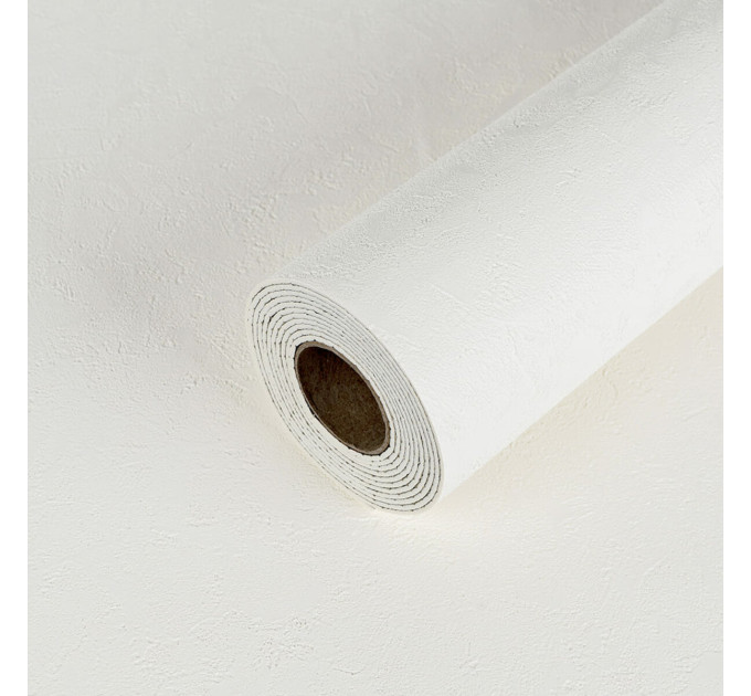 Самоклеюча гнучка штукатурка, декоративна плитка для стін в рулоні 600х3000х2,5мм, Біла (SW-00002996)