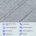 Самоклеючі звуко- та теплоізоляціних войлочних панелей 30х30см для стін та стелі, Сірий граніт (SW-00002708)