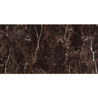 Самоклеюча PET плитка для стін 60х30см під темно-коричневий мармур, глянсова (SW-00002319)