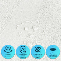 Самоклеюча гнучка штукатурка, декоративна плитка для стін в рулоні 600х3000х2,5мм, Сіра (SW-00002992)