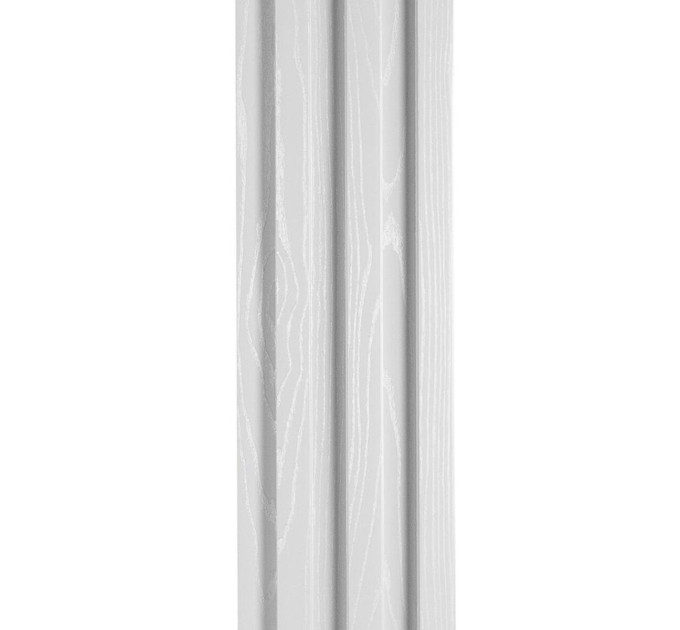 Декоративні рейки на стіну, рейкові панелі 290х20х2,7см, Біле дерево (SW-00003005)