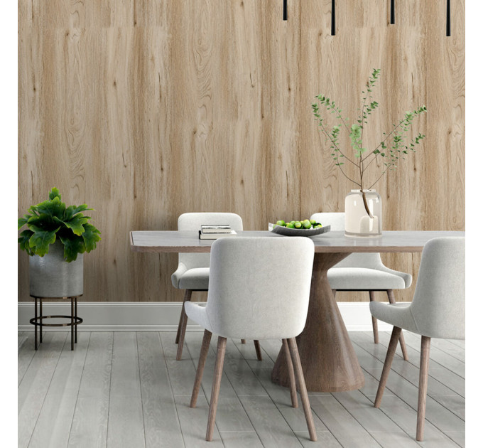 Самоклеюча PET плитка для стін в рулоне 3м під дерево (SW-00002433)