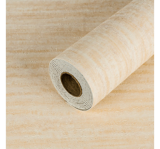 Самоклеющаяся гибкая штукатурка, декоративна плитка для стен в рулоне 600х3000х2,5мм, Песочная (SW-00002994)