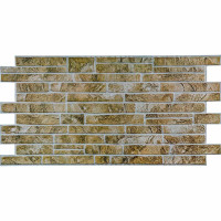 Декоративні пластикові ПВХ панелі для стін під кладку бежевий камінь 960х480х4мм (SW-00001839)