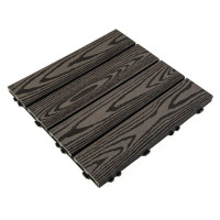 Композитна плитка ДПК 30х30х2см, декінг, садовий паркет, Антрацит Композитна плитка ДПК 30х30х2см, декінг, садовий паркет, Антрацит