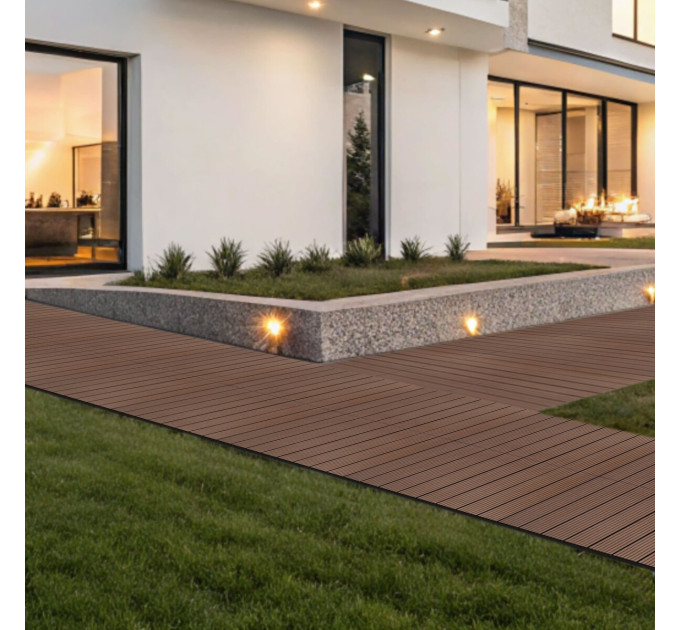 Композитная плитка ДПК 600х300х23 мм SW-00003289