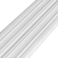 Гнучкий самоклеючий плінтус / багет самоклейка 2300х140х4мм, Білий Гнучкий самоклеючий плінтус / багет самоклейка 2300х140х4мм, Білий