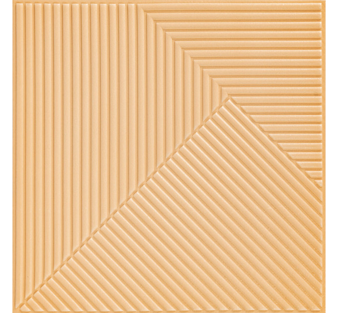 Самоклеющиеся 3D панели 50x50см под бамбук, 3Д панели самоклейка для стен 50x50см, Желто-песочный (SW-00002879)