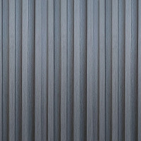 Декоративні рейки на стіну, рейкові панелі 300х16х2,3см, Графіт (SW-00001529)