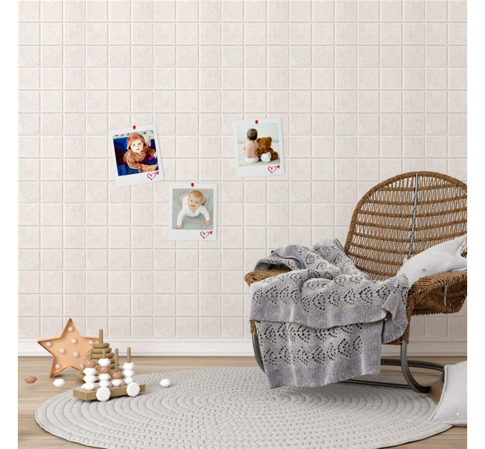 Самоклеючі звуко- та теплоізоляціних войлочних панелей 30х30см для стін та стелі, Молчний меланж (SW-00002701)