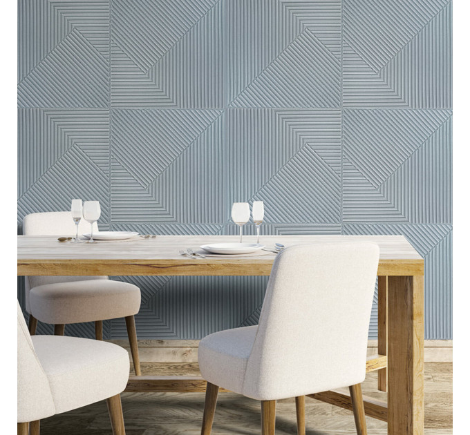 Самоклеючі 3Д панелі, 3D панелі самоклейка для стін 50x50см, Бамбук сірий (SW-00002878)