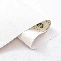 Самоклеюча екошкіра в рулоне 1м, шкірзам самоклейка, Біла