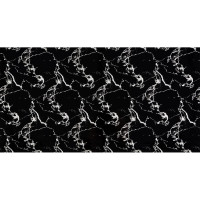 Самоклеюча PET плитка для стін 60х30см, глянсова Чорно-біла (SW-00002321)