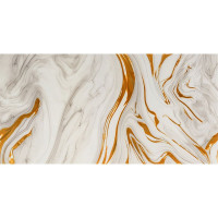 Самоклеюча PET плитка для стін під мармур 60х30см, глянсова, Ванільне золото (SW-00002643)