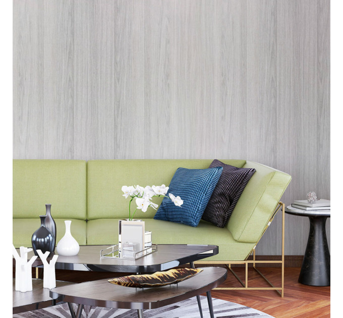 Самоклеящаяся гибкая шёлковая штукатурка в рулоне 600х3000х2,5мм Пепельное дерево SW-00002997