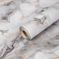 Самоклеюча плівка для меблів, ламінована  глянсова 60смх10м, Мармур (SW-00002624)