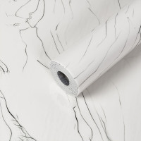 Самоклеюча PET плитка для стін в рулоне 1,2х3м, Білий мармур (SW-00002665)